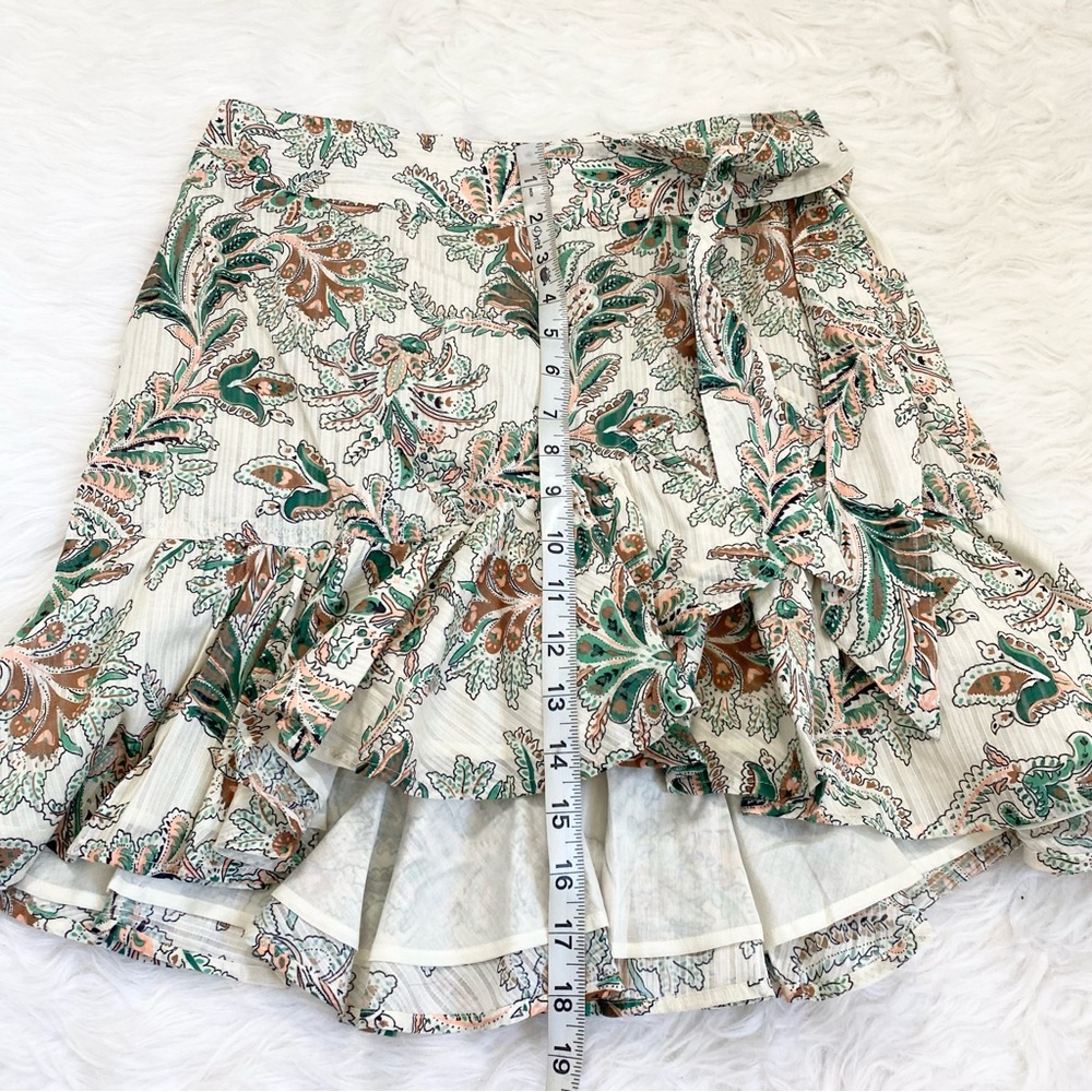 VERONICA BEARD MEMPHIS PAISLEY WRAP SKIRT - Picture 6 of 9